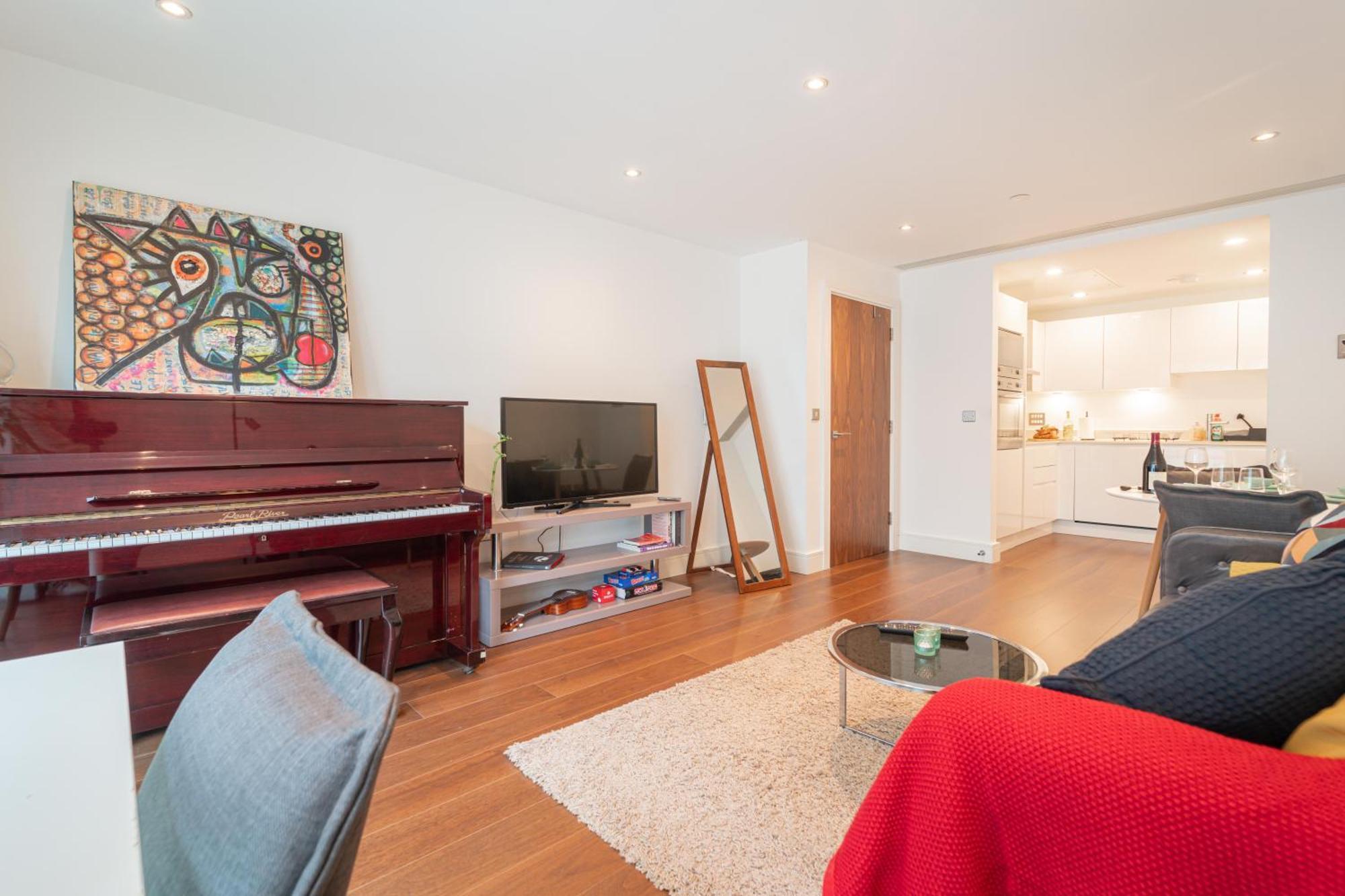 Stylish And Comfortable Canary Wharf Perfect For Long Апартаменты Лондон